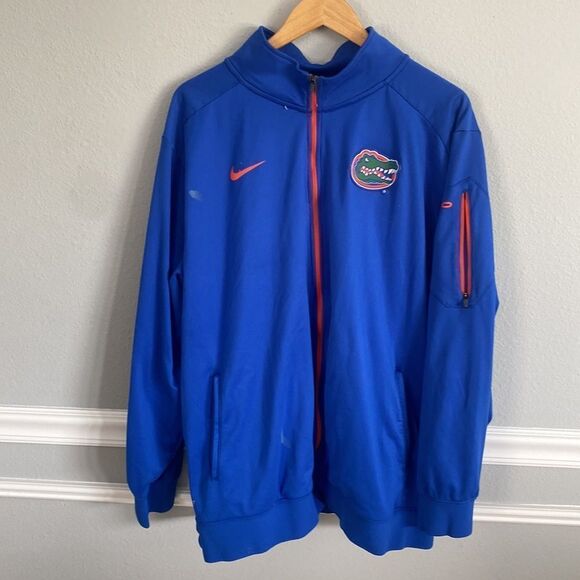 Nike Other - Nike Dri-Fit Gator Blue Zip Up